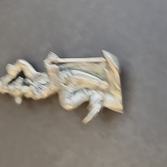 Peltro Italy Pewter Metal Circus Clown Tipping Hat/w Cane 3" - Picture 4 of 4